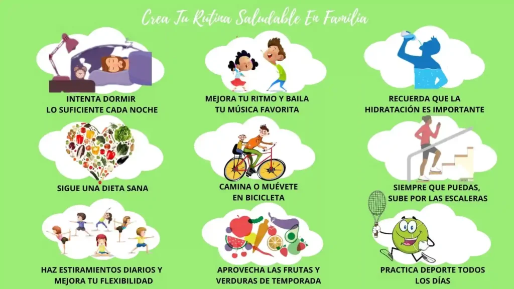Crea Tu Rutina Saludable En Familia