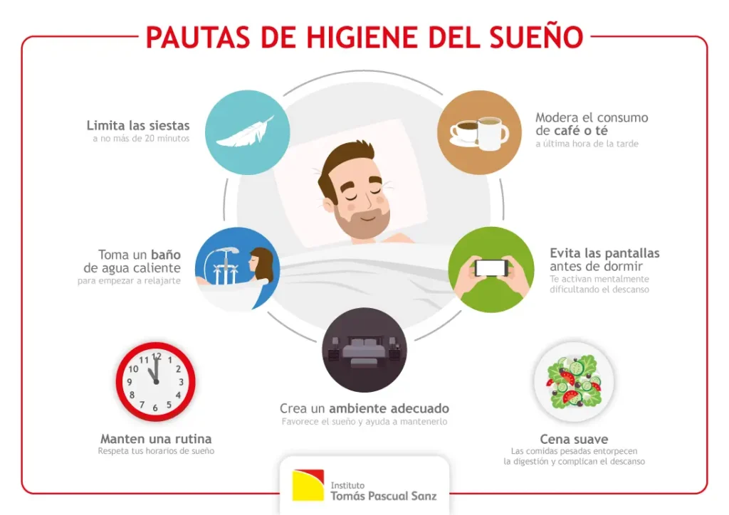 Pautas de higiende del sueño